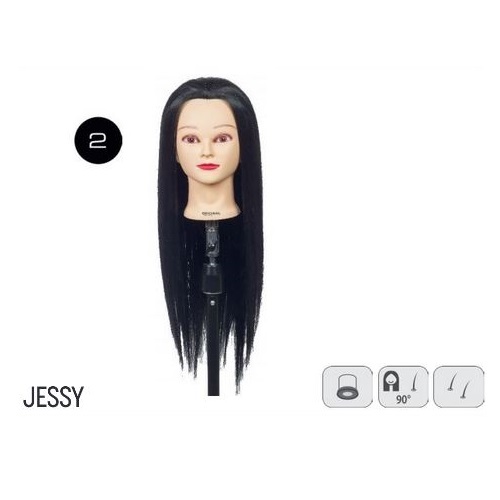 Oefenhoofd Jessy - Synthetisch Haar