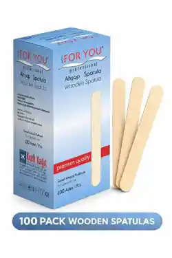 More for You Houten Harsspatels - 100 Stuks