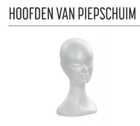 SIBEL Styrofoormodel voor pruiken