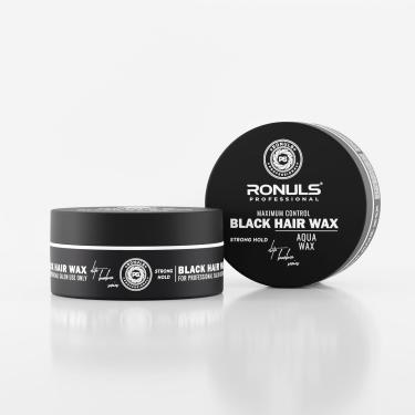 Ronuls Professional hair styling black color wax  150 ml
