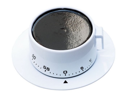 Wekker/Timer TeaCup Wit