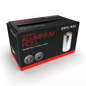 Professional OBB Aluminium folie Rol 12µ Zilver 10cmx100m