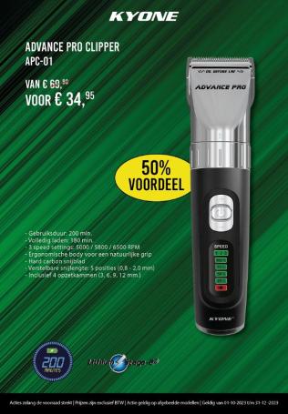 Kyone tondeuse Advance Pro Clipper APC-01