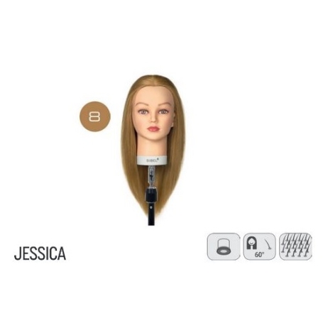 Oefenhoofd Jessica - Synthetisch Haar