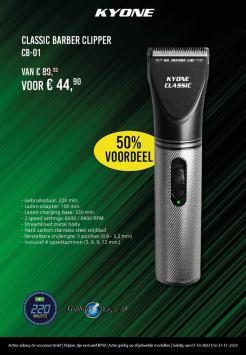 Kyone tondeuse CB-01 Professional Classic Clipper